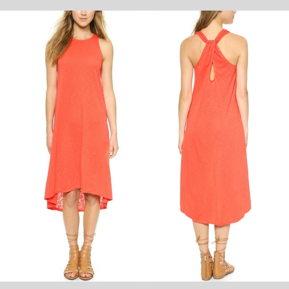 NWT Air‎ by Alice + Olivia Back Twist Keyhole High/Low Knit Dress [SZ XS ]